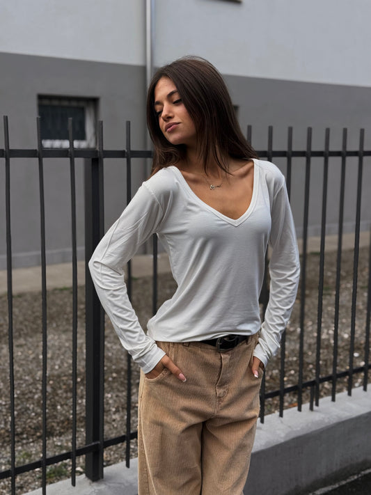 “MAGLIA SCOLLO V” Susy mix
