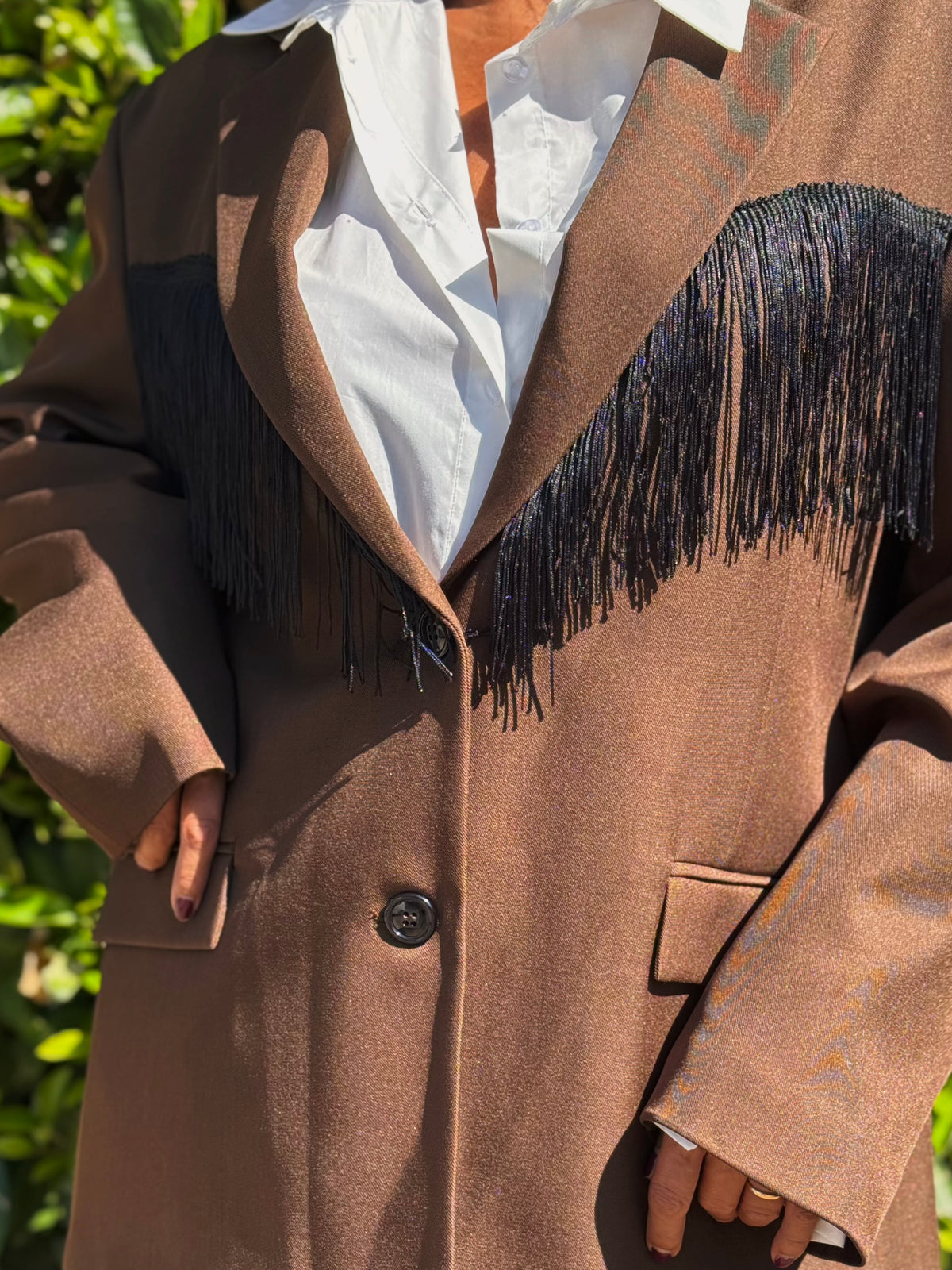 “BLAZER CON FRANGE” Have one