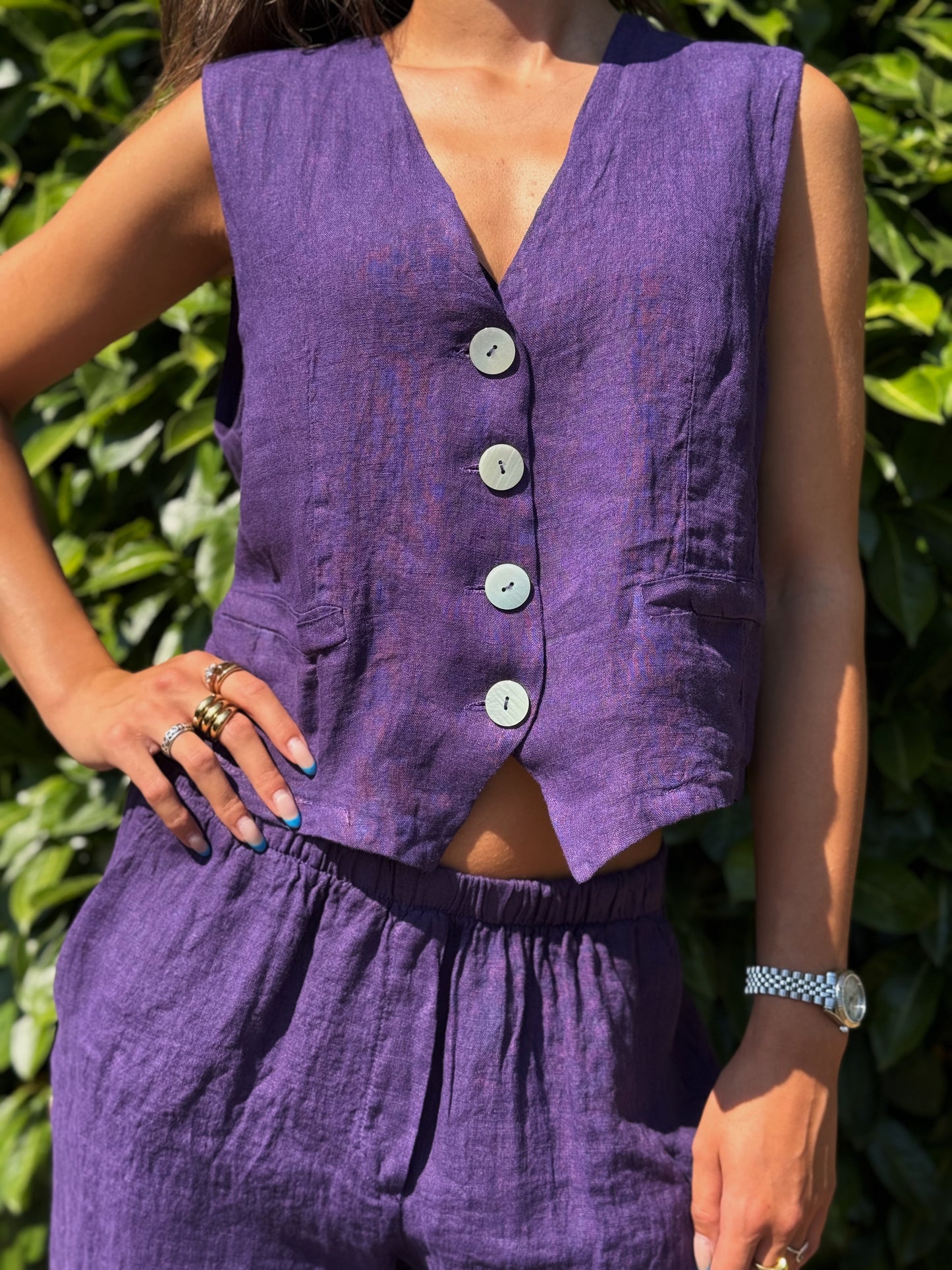 “GILET LINO” Susy mix