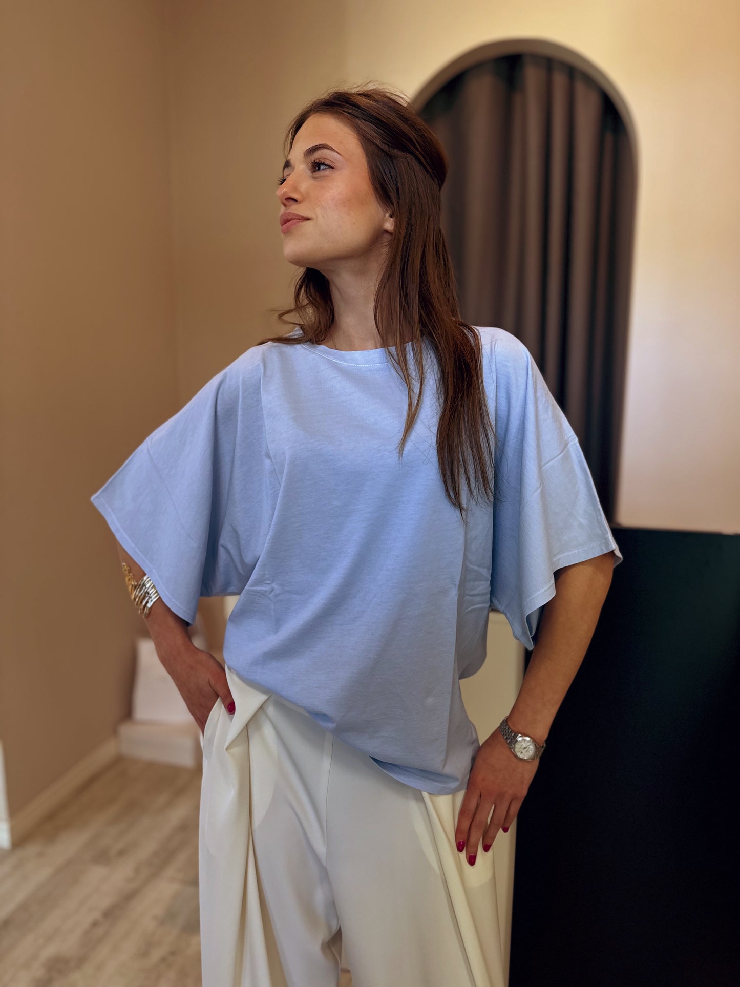 “T-SHIRT MANICA KIMONO” Kontatto