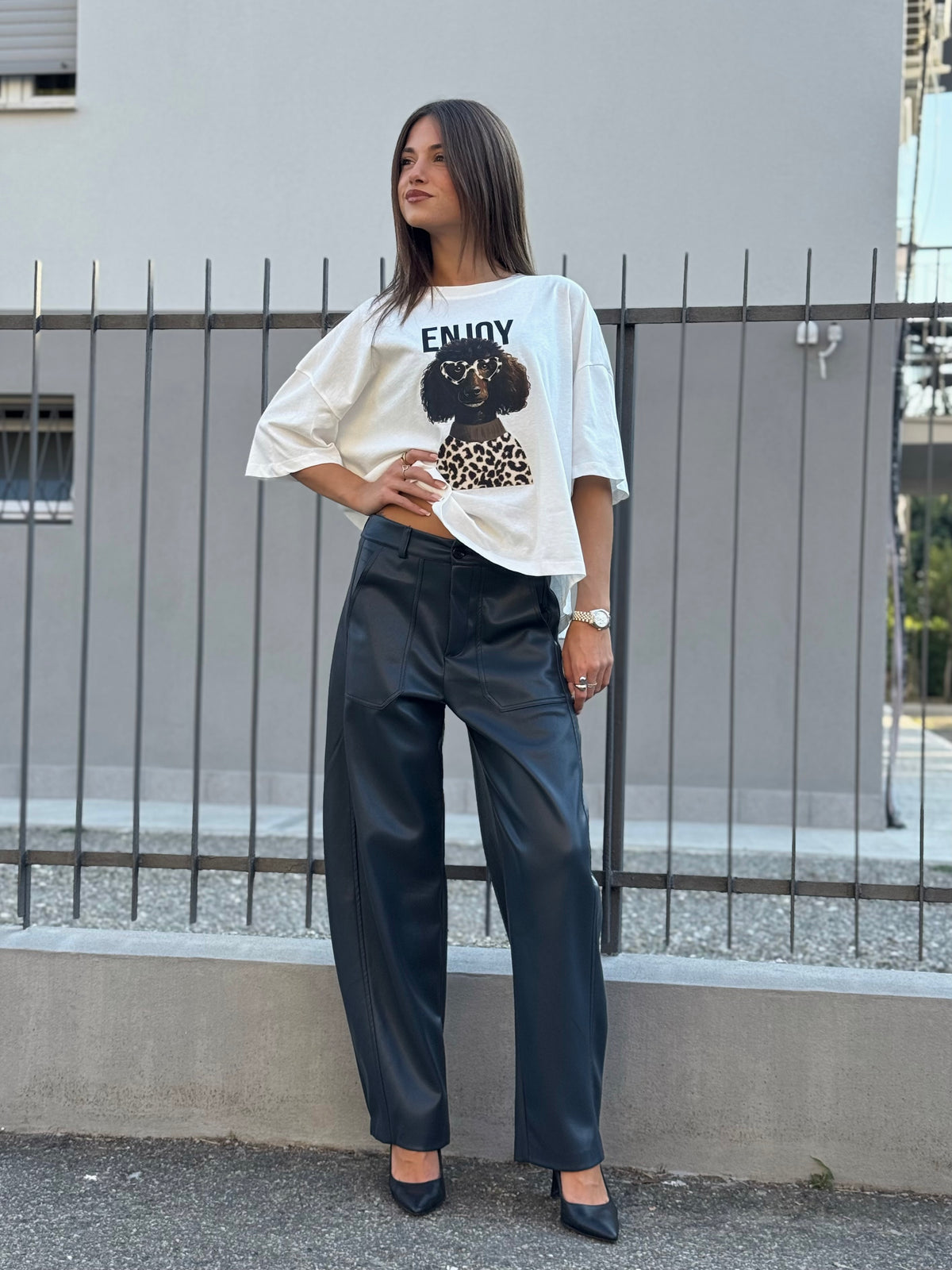 “PANTALONE ECOPELLE” susy mix