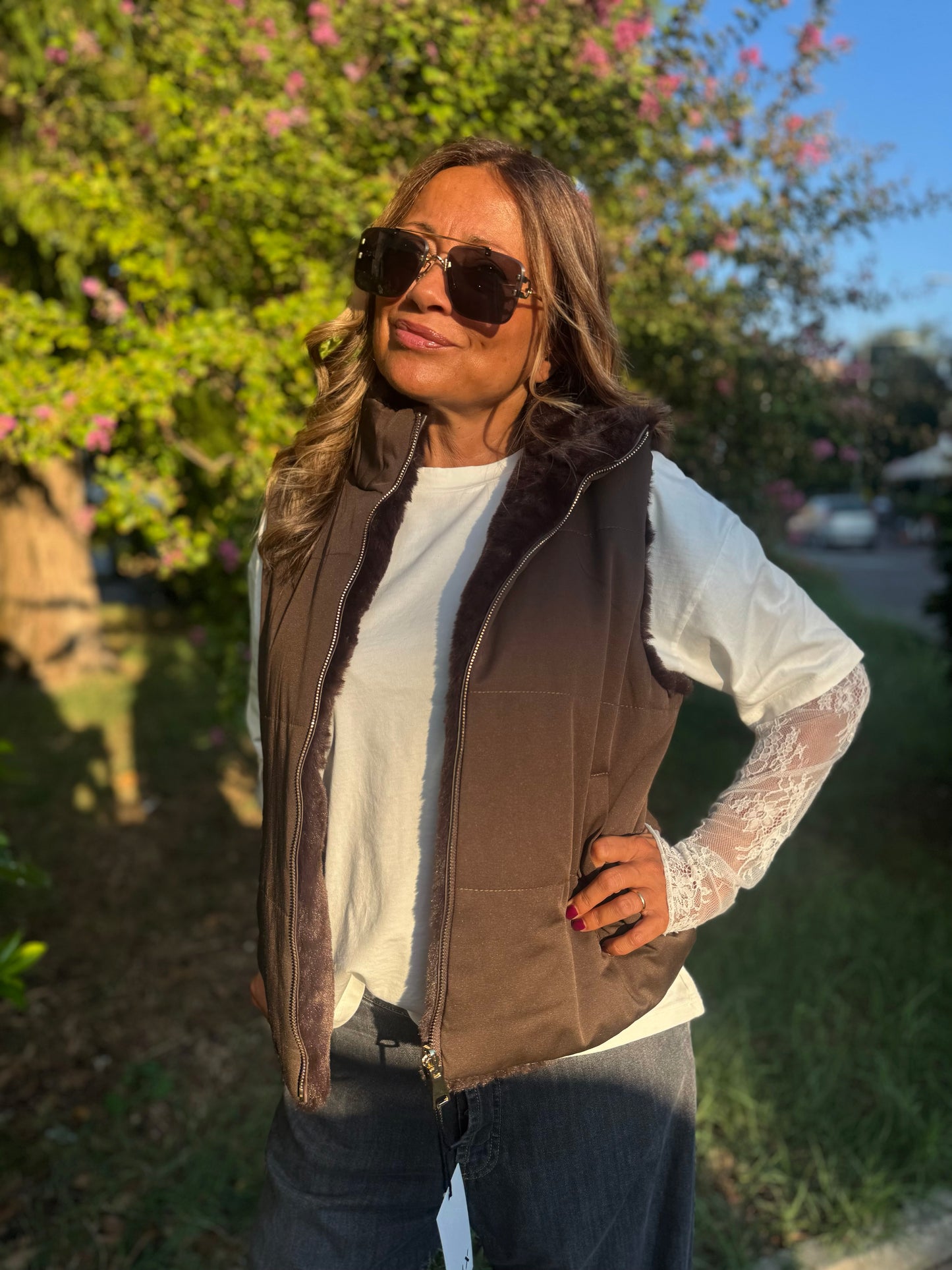 “GILET DOUBLE FACE” Susy mix