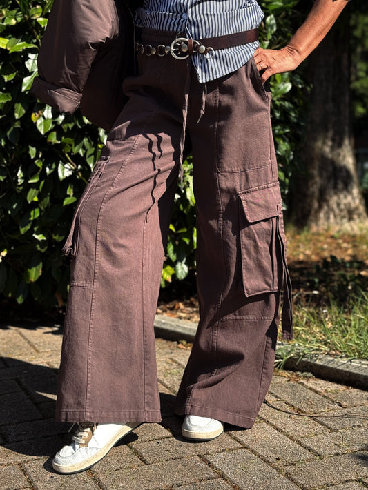 “PANTALONE PALAZZO CON COULISSE” Kontatto