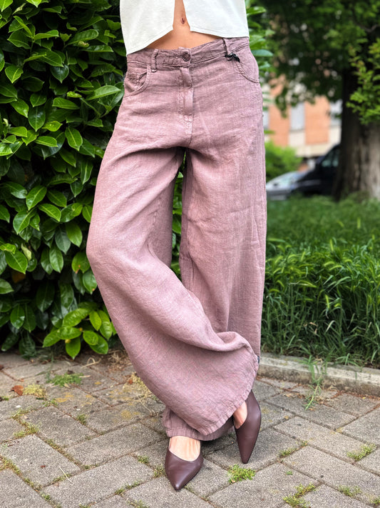 “PANTALONE BELLA IN LINO” Have one