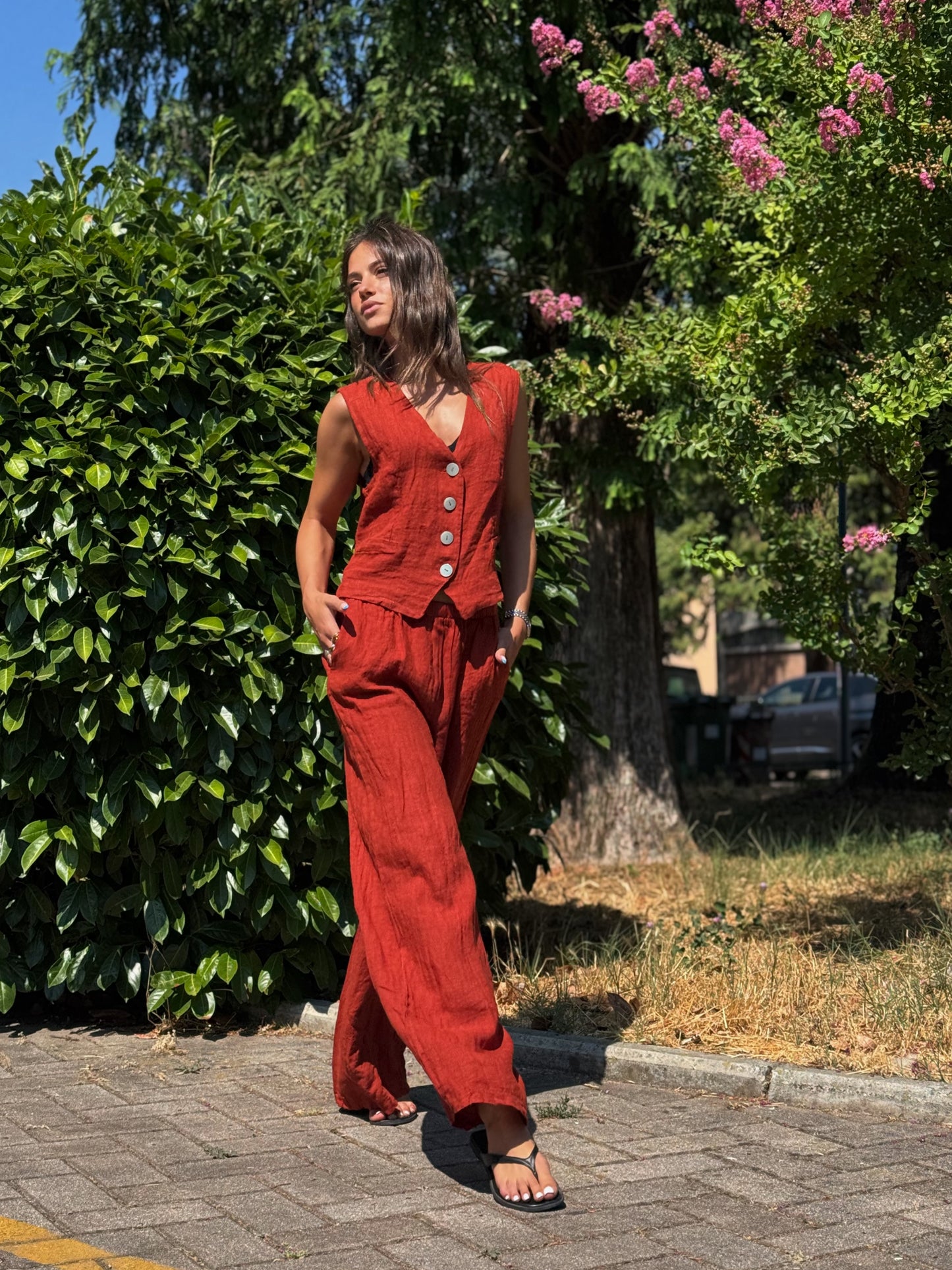“PANTALONE IN LINO” Susy mix