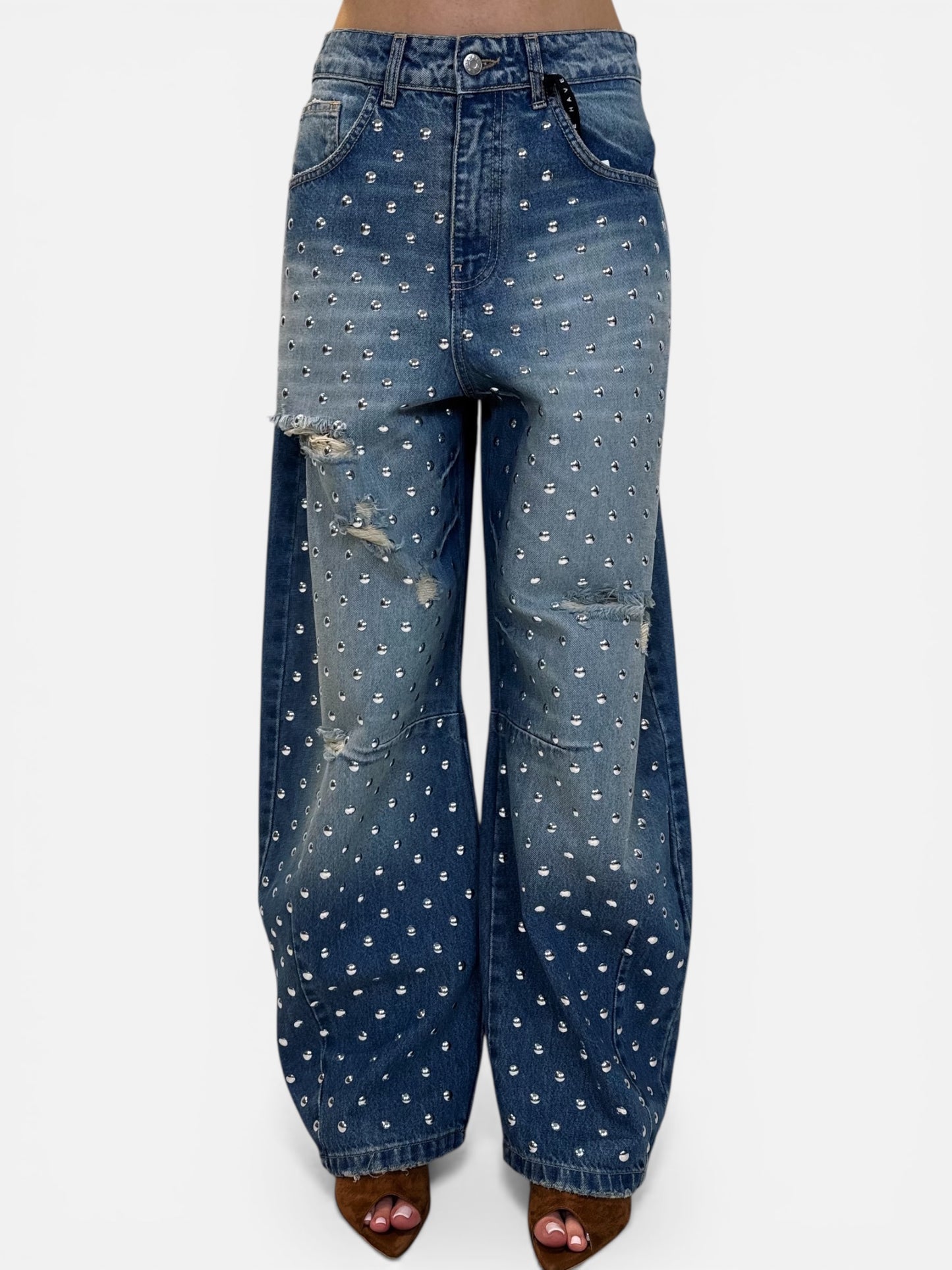 “JEANS BALOON BORCHIE” Have one