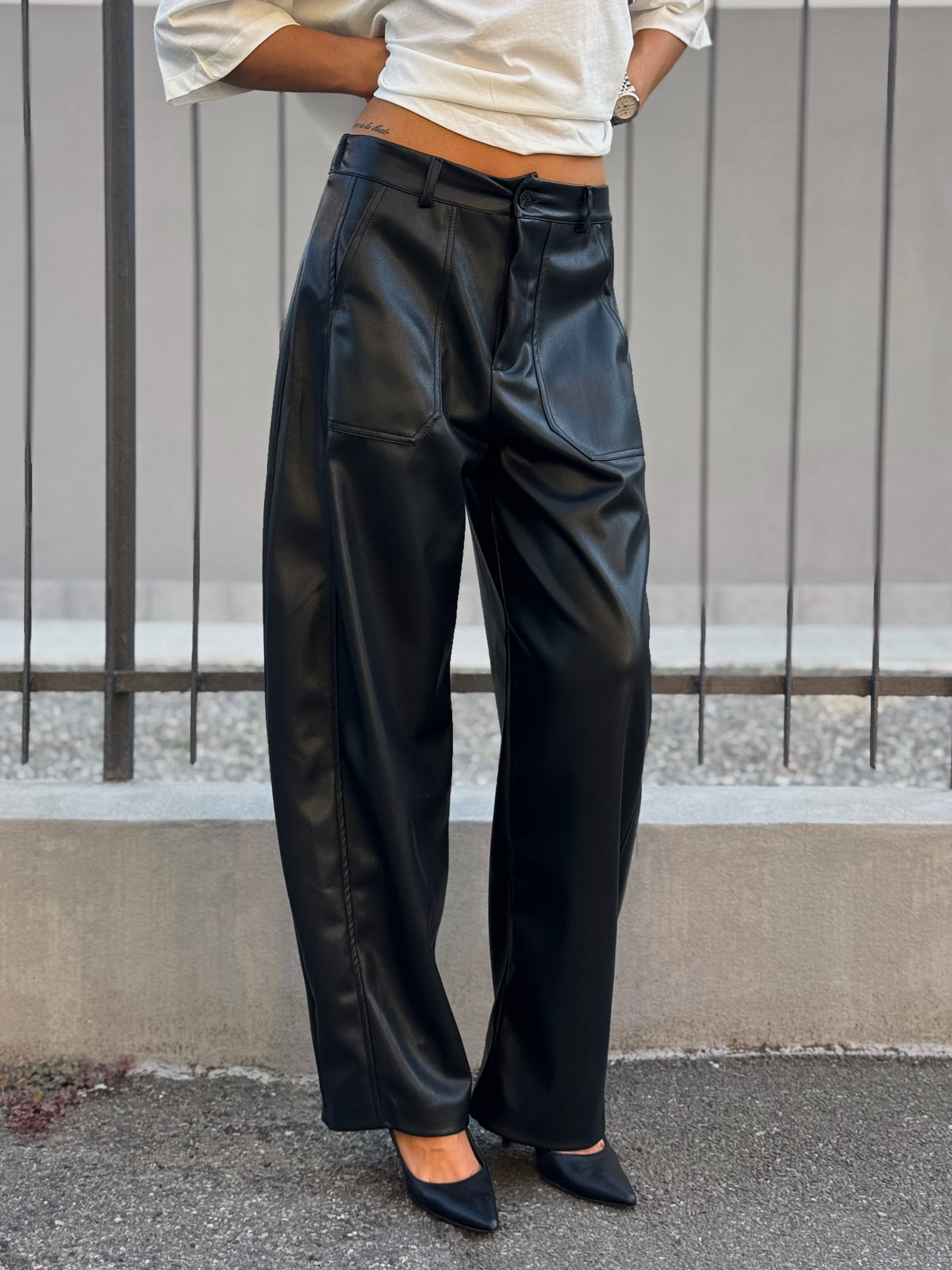 “PANTALONE ECOPELLE” susy mix