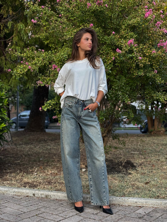 “JEANS MODELLO LUCY SABBIATO” Have one