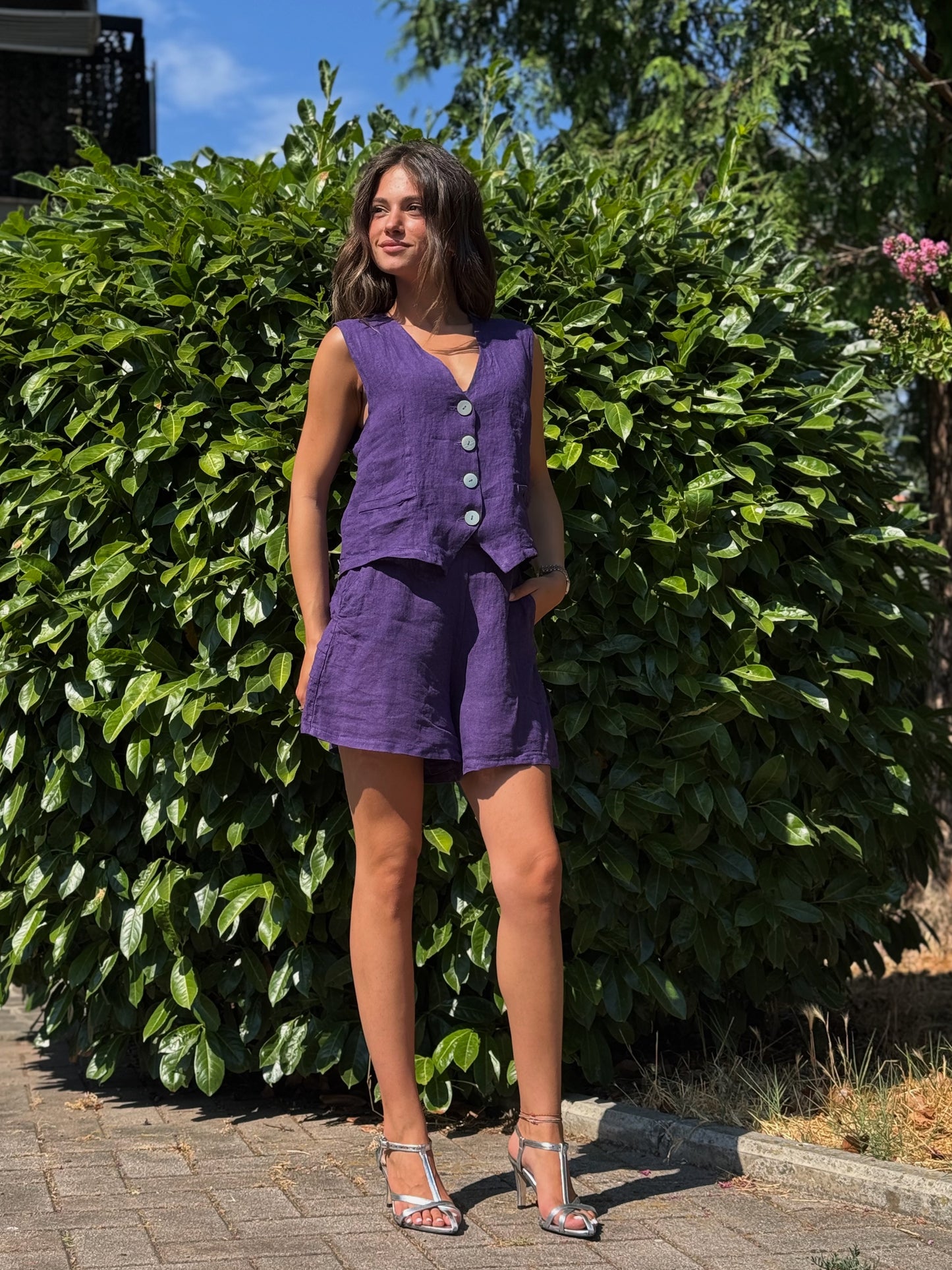 “GILET LINO” Susy mix