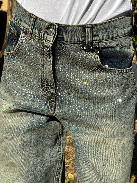 “JEANS MODELLO BELLA CON STRASS” have one