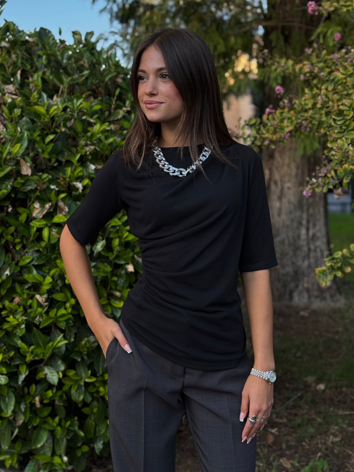 “MAGLIA MANICA ARRICCIO” Susy mix