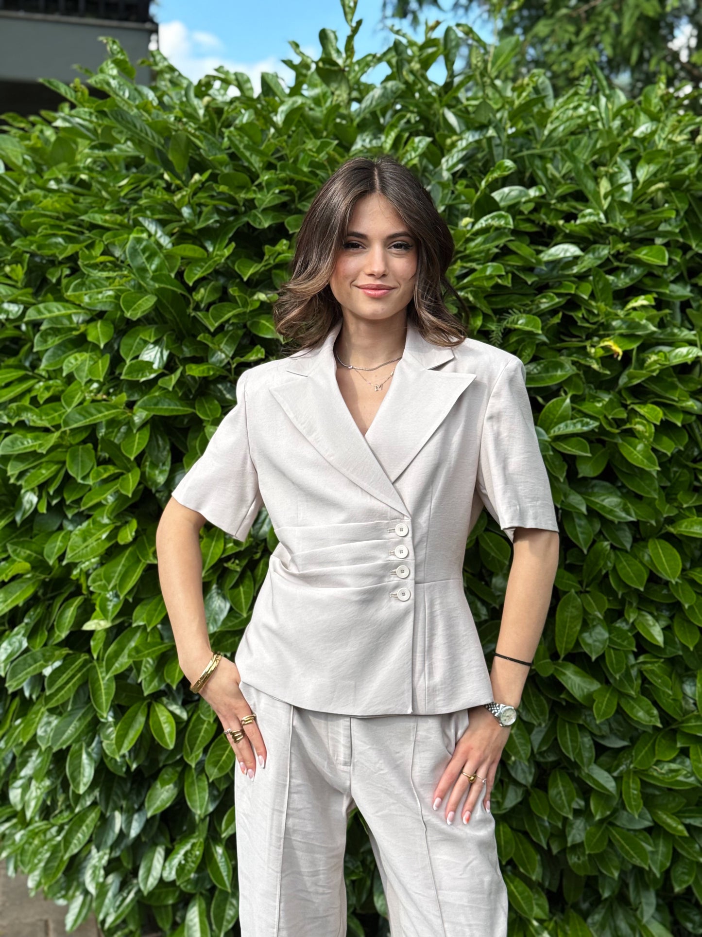 “GIACCA CON PIEGHE” Susy mix