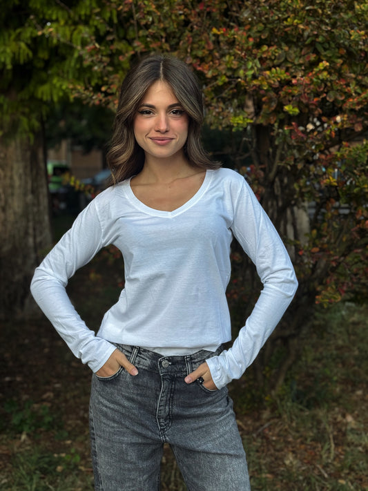 “MAGLIA SCOLLO A V” susy mix