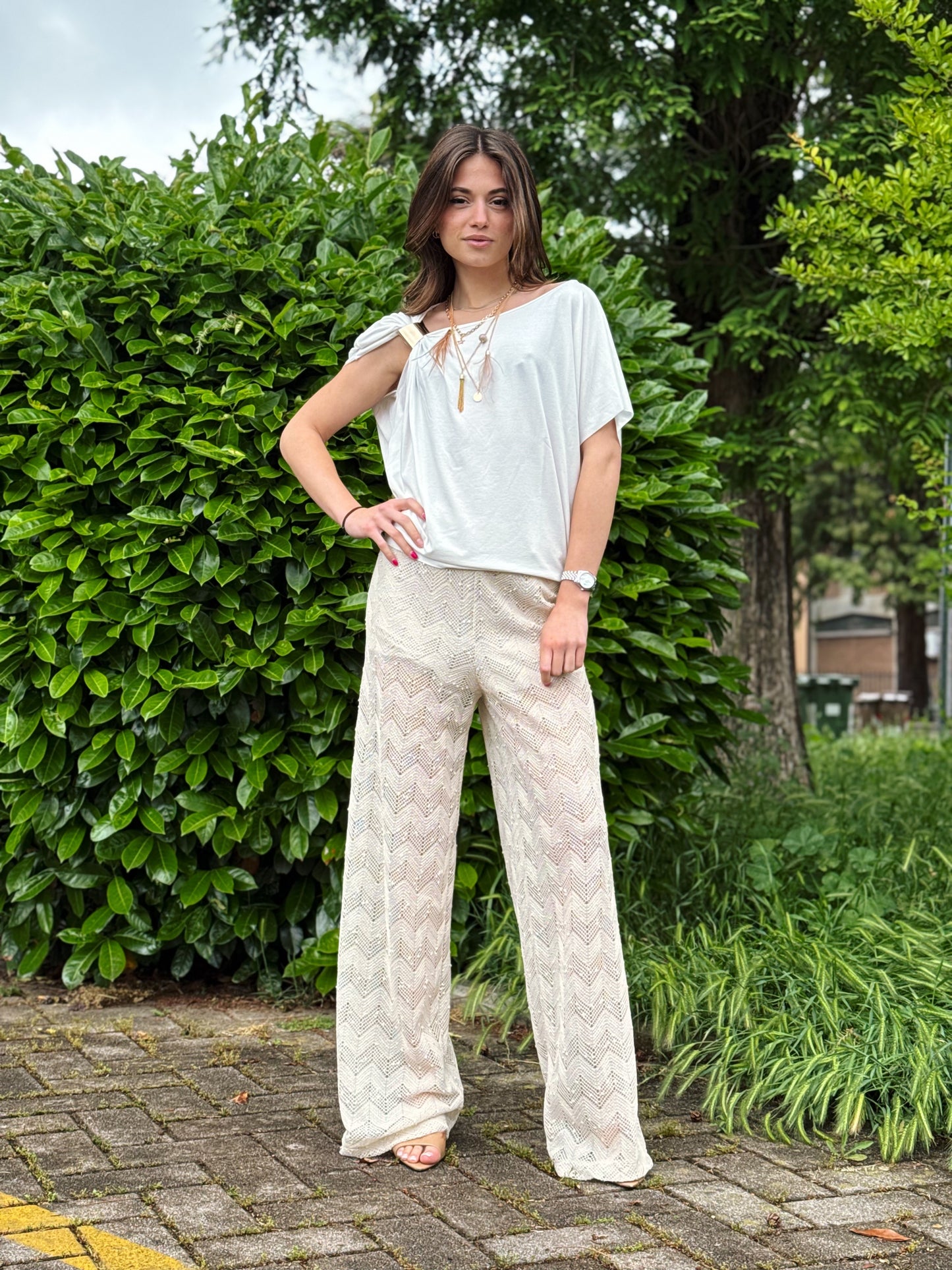 “PANTALONE MACRAMÈ” Susy mix