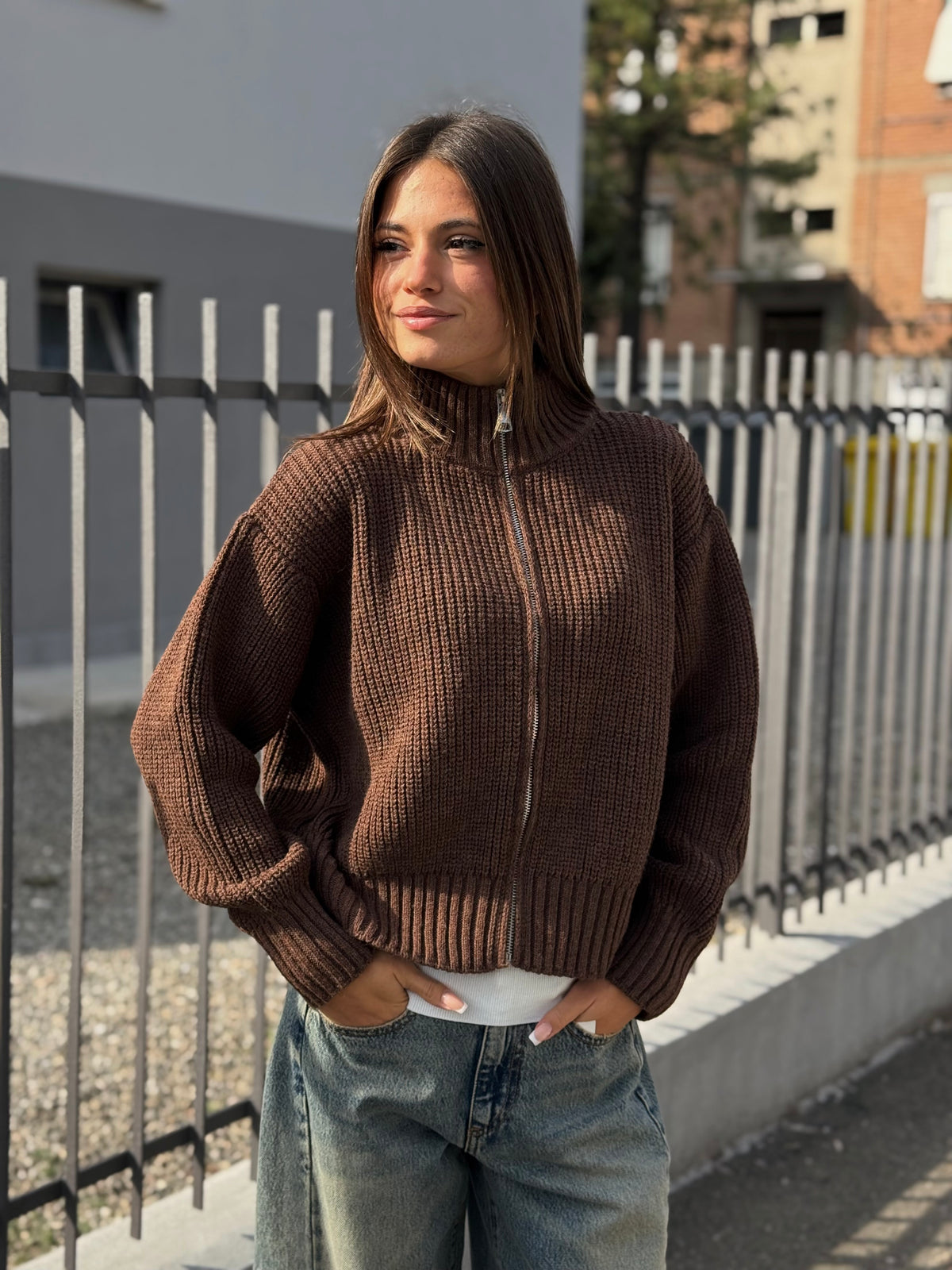 “MAGLIONE ZIP” Susy mix