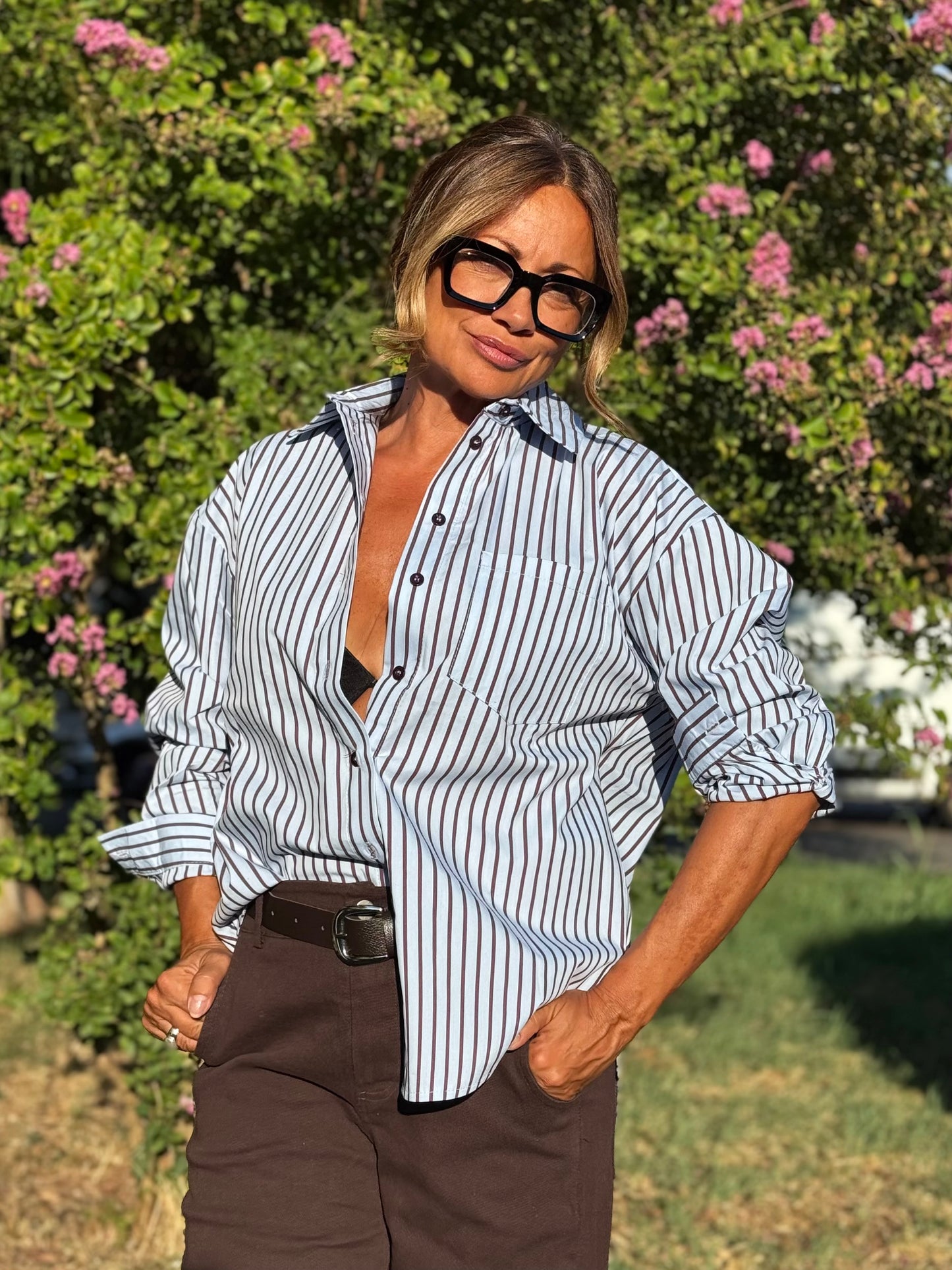 “CAMICIA GESSATA CELESTE” susy mix