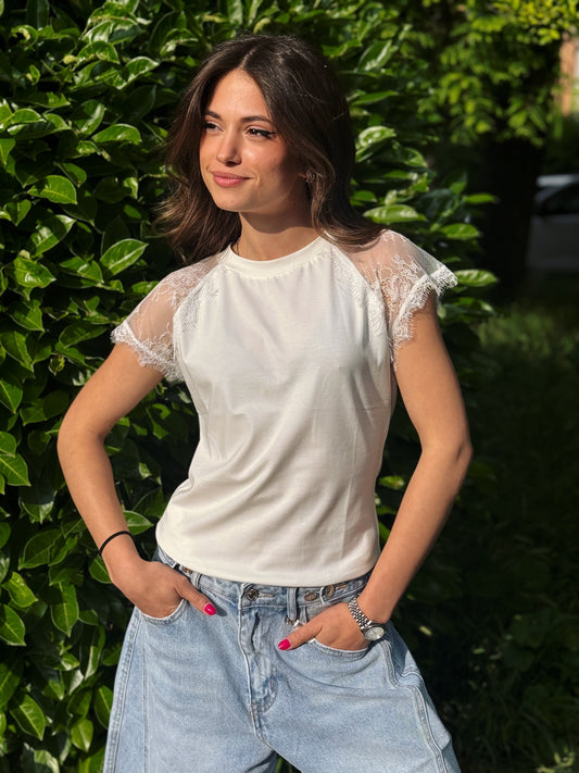 “MAGLIETTA CON PIZZO” susy mix