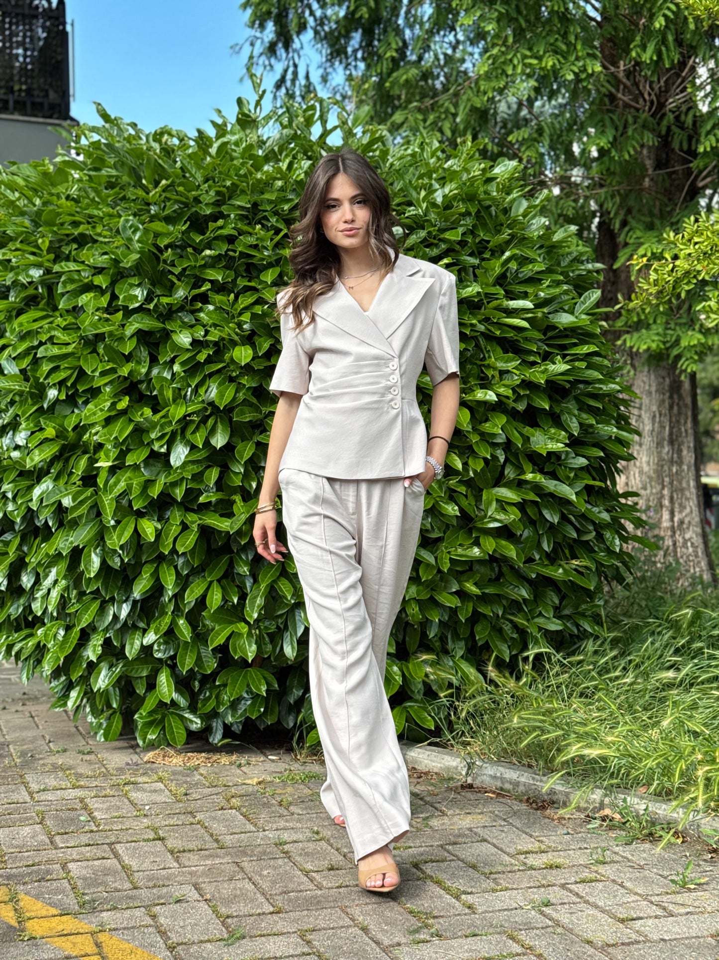 “PANTALONE SABBIA” Susy mix