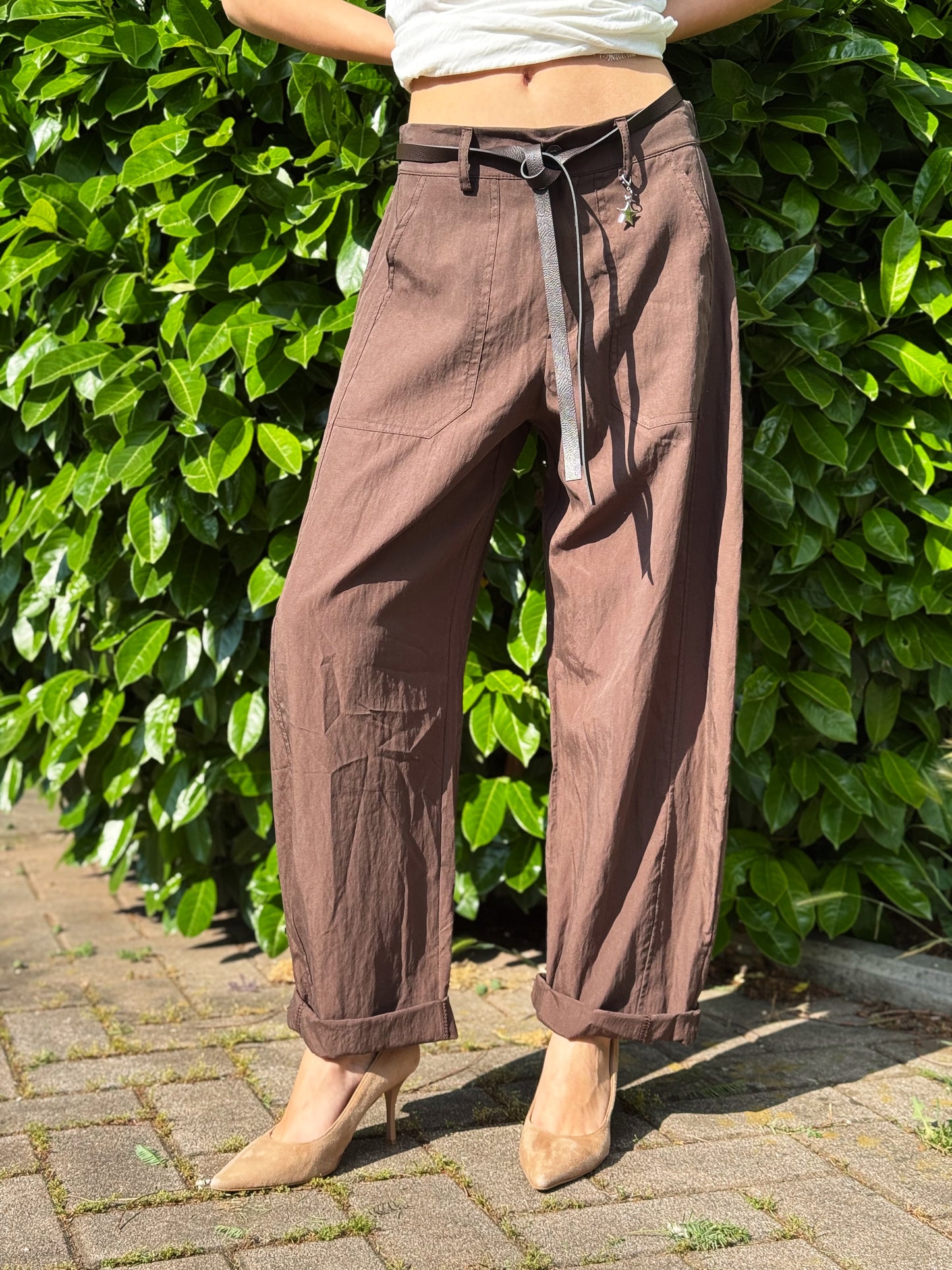 “PANTALONE MODELLO UOVO” Susy mix