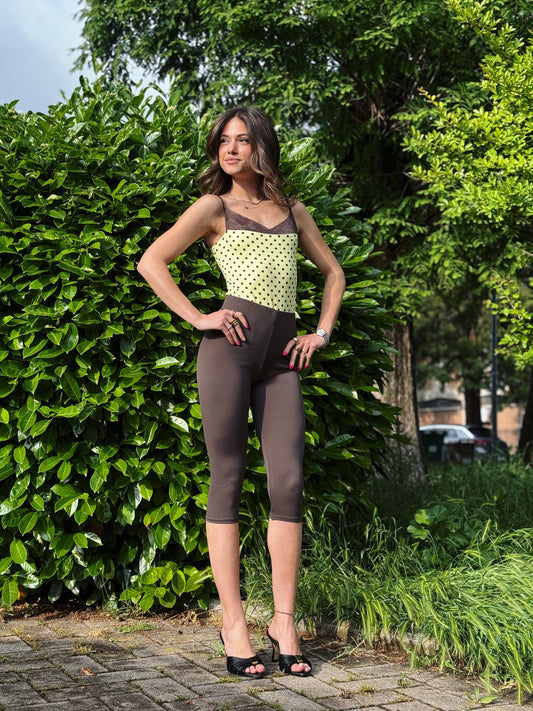 “PANTALONE CAPRI TABACCO” susy mix