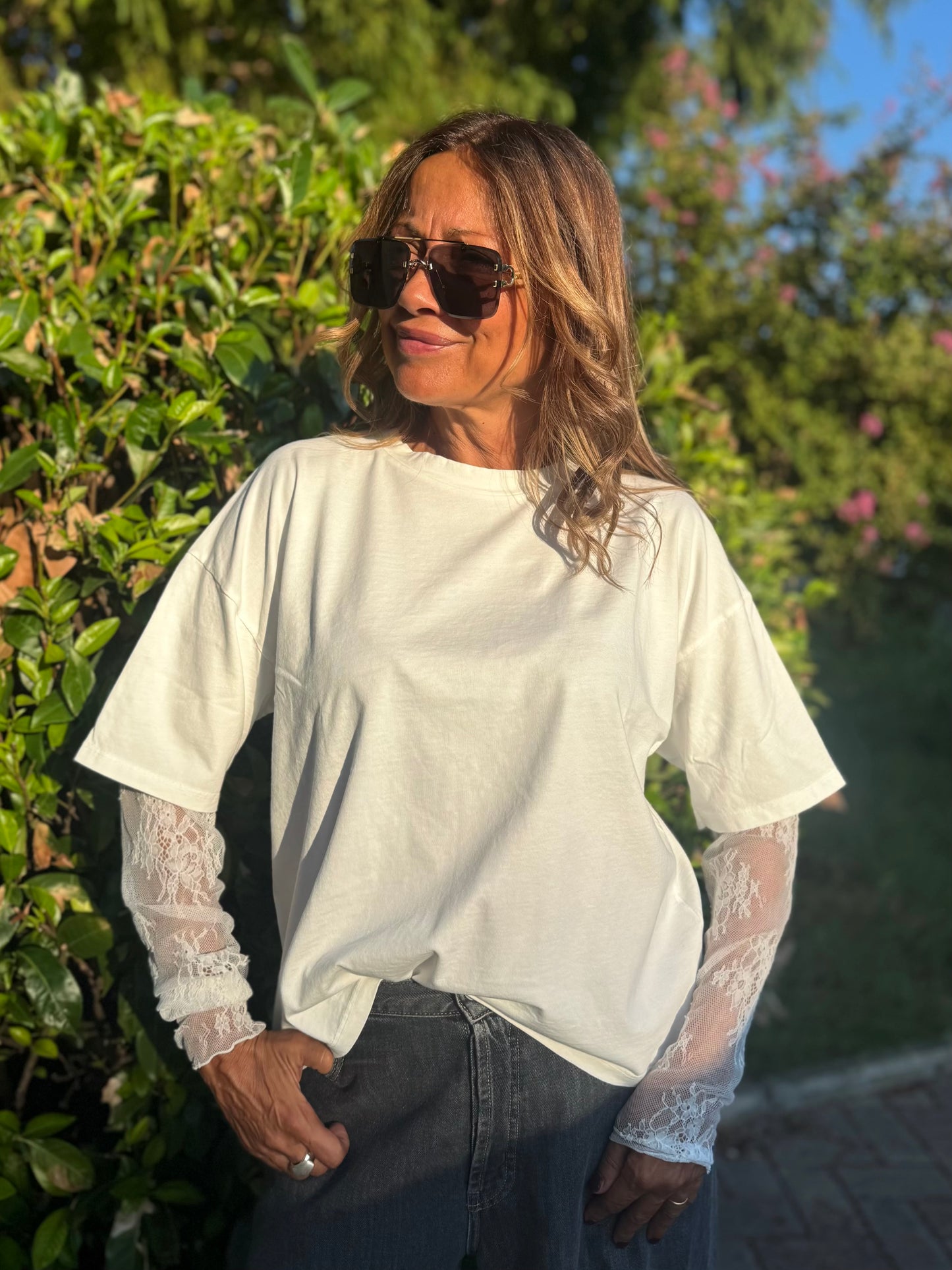 “MAGLIA CON PIZZO” Susy mix