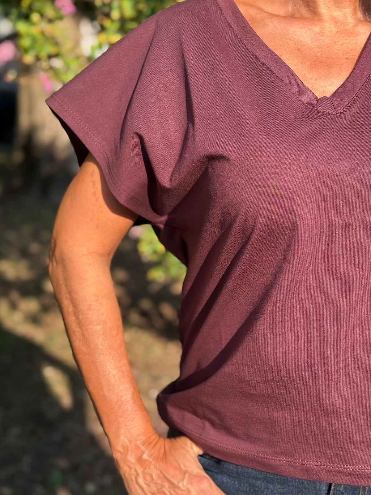 “T-SHIRT SCOLLO V” Susy mix