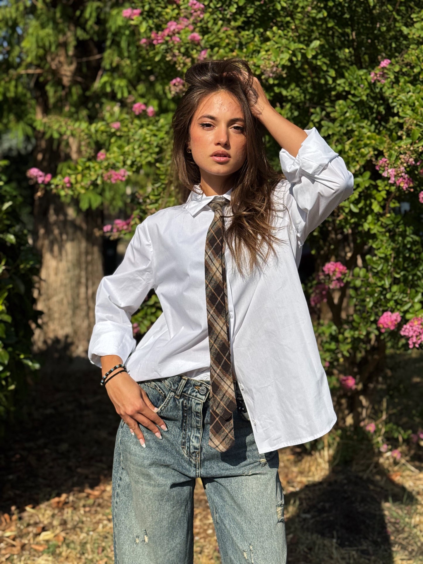 “CAMICIA -SILENCE IS BETTER- IN COTONE“ Kontatto