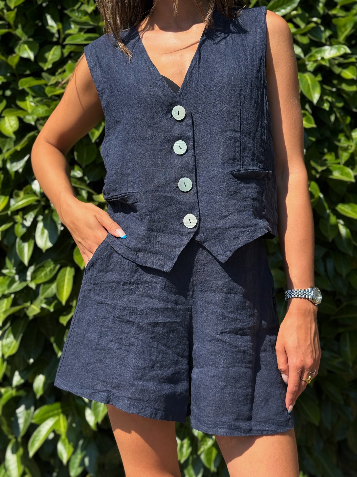 “GILET LINO” Susy mix