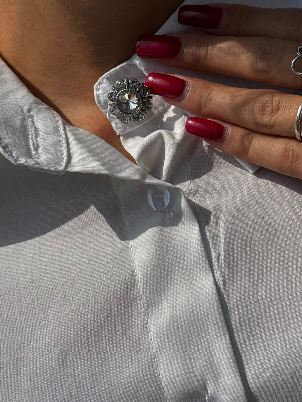 “CAMICIA BOTTONE GIOIELLO” Susy mix