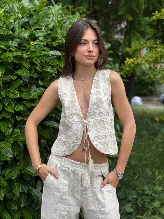 “GILET CON CORDINO” Have one