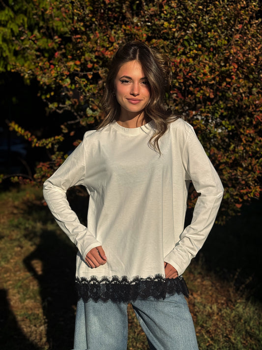 “MAGLIA CON PIZZO” susy mix