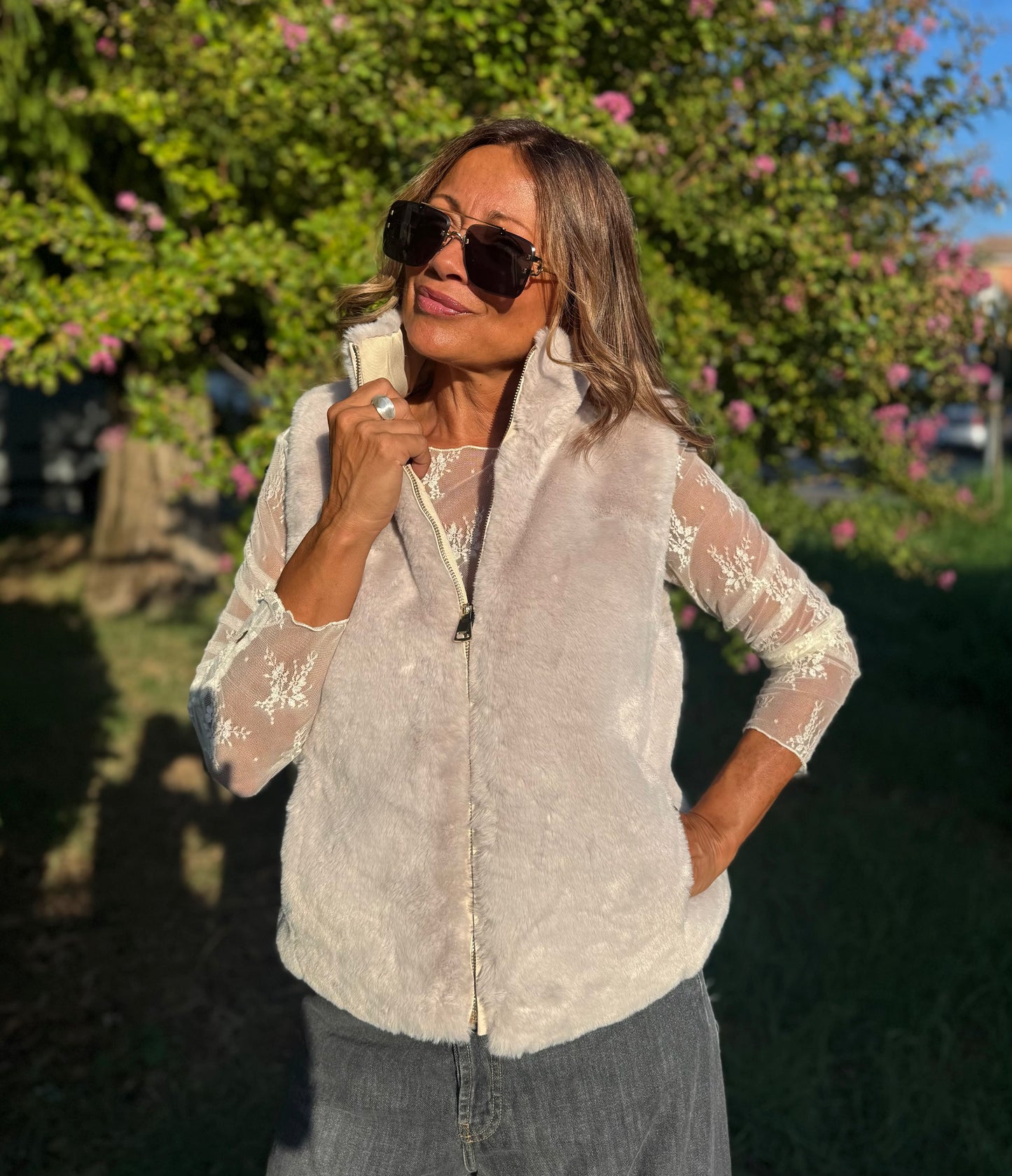 “GILET DOUBLE FACE” Susy mix