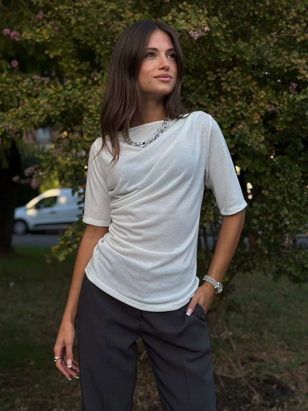 “MAGLIA MANICA ARRICCIO” Susy mix