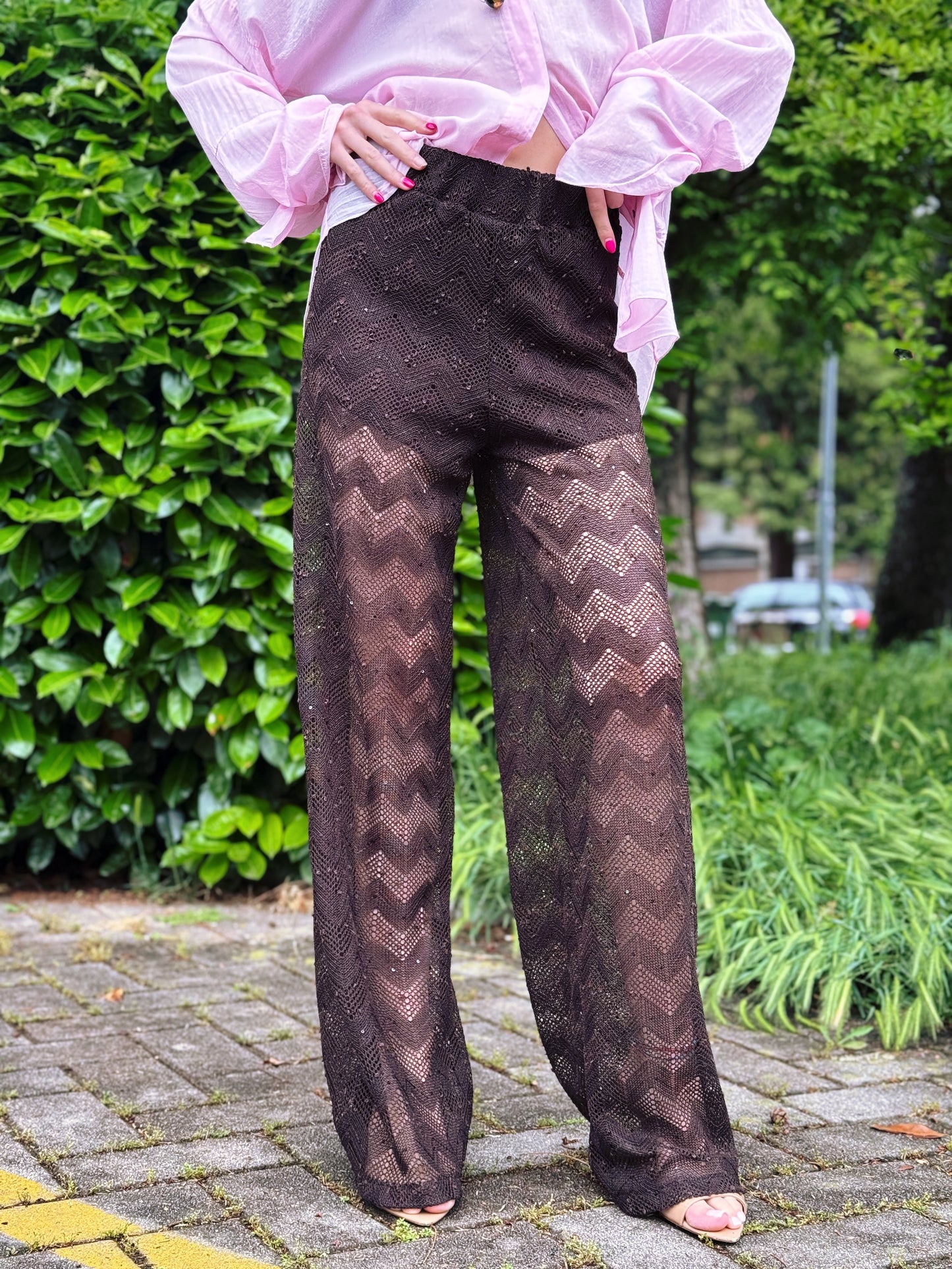 “PANTALONE MACRAMÈ” Susy mix