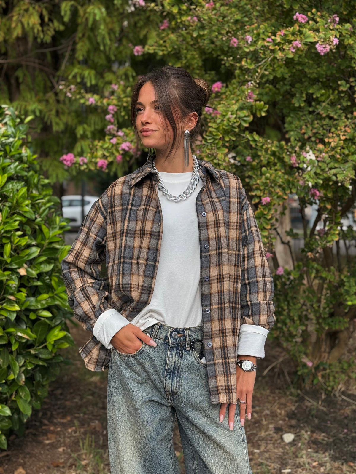 “CAMICIA COGNAC” Susy mix