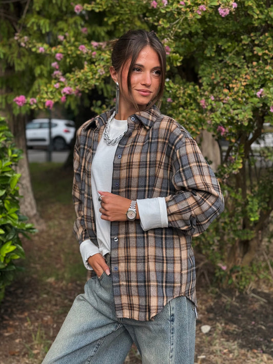 “CAMICIA COGNAC” Susy mix