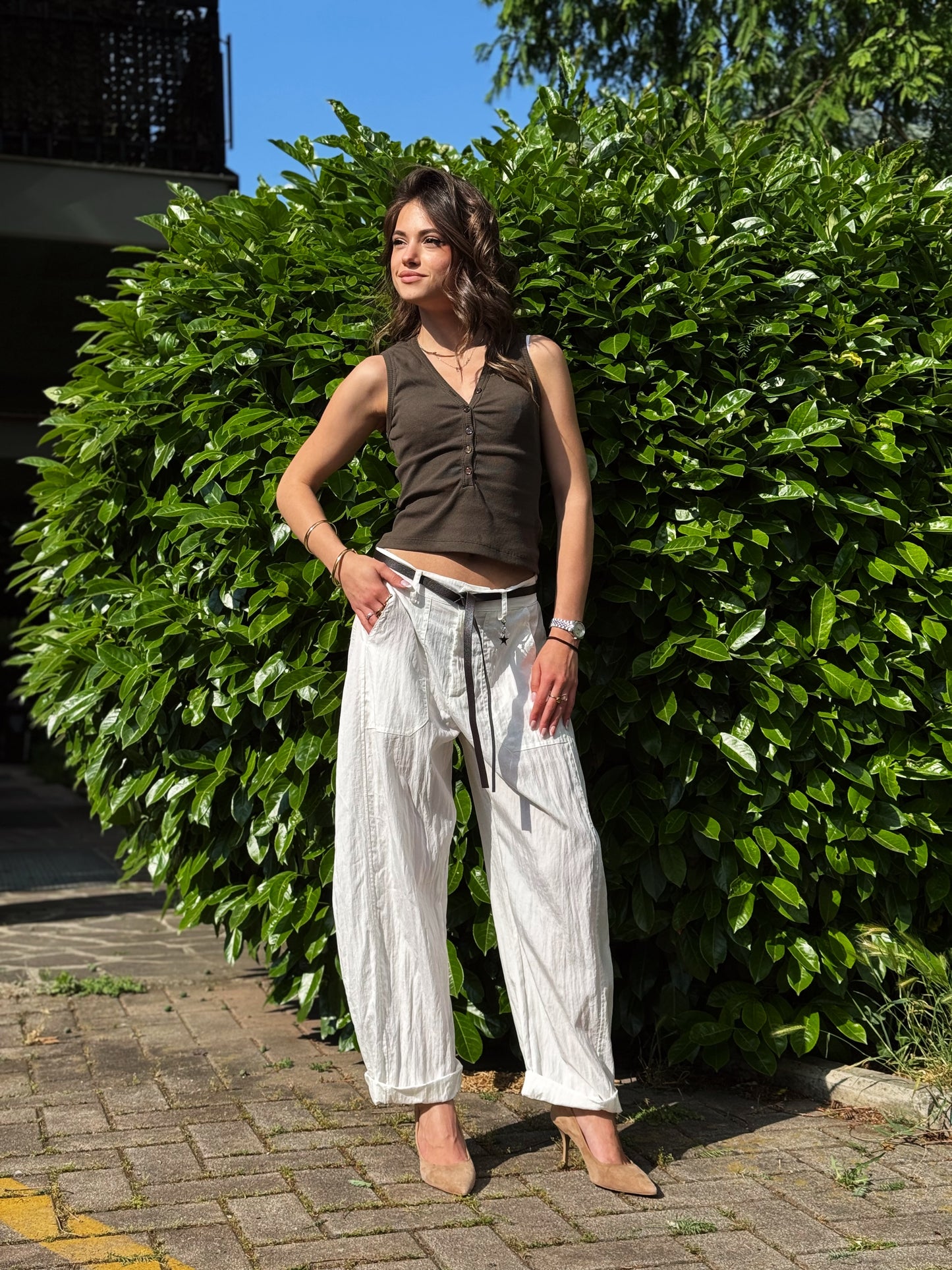 “PANTALONE MODELLO UOVO” Susy mix