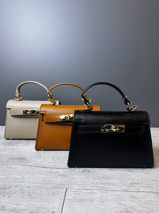 “MINI BAG IN PELLE”