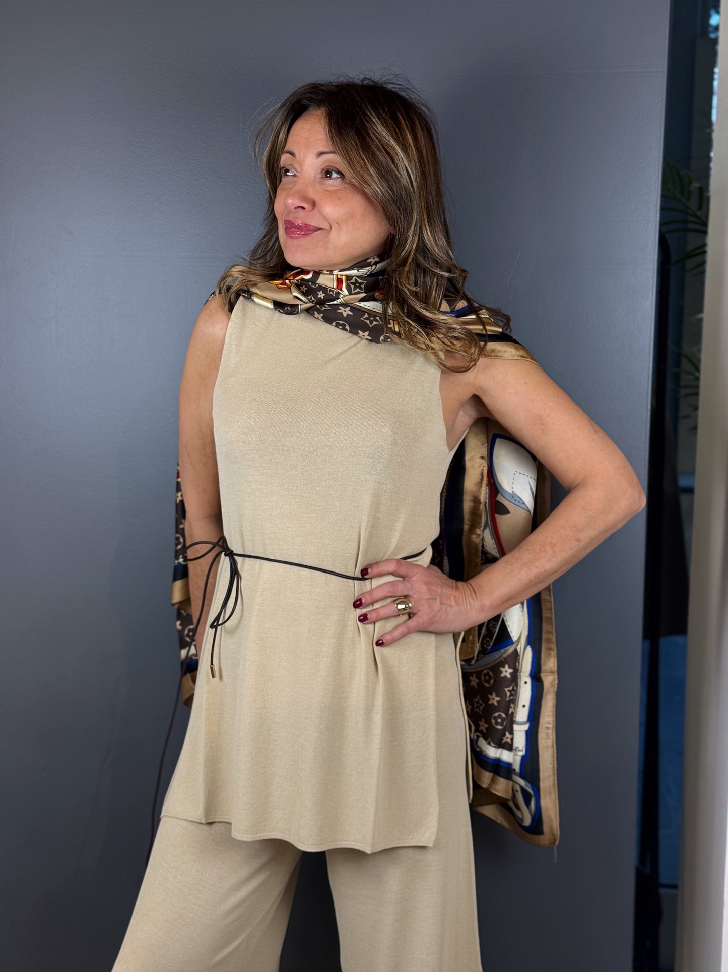 “GILET IN VISCOSA” Kontatto