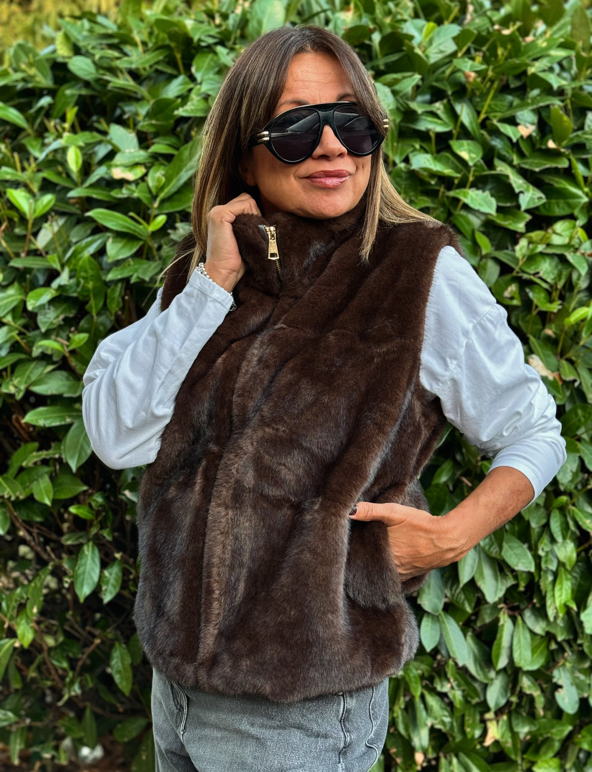 “GILET ECOPELLICCIA” Susy mix