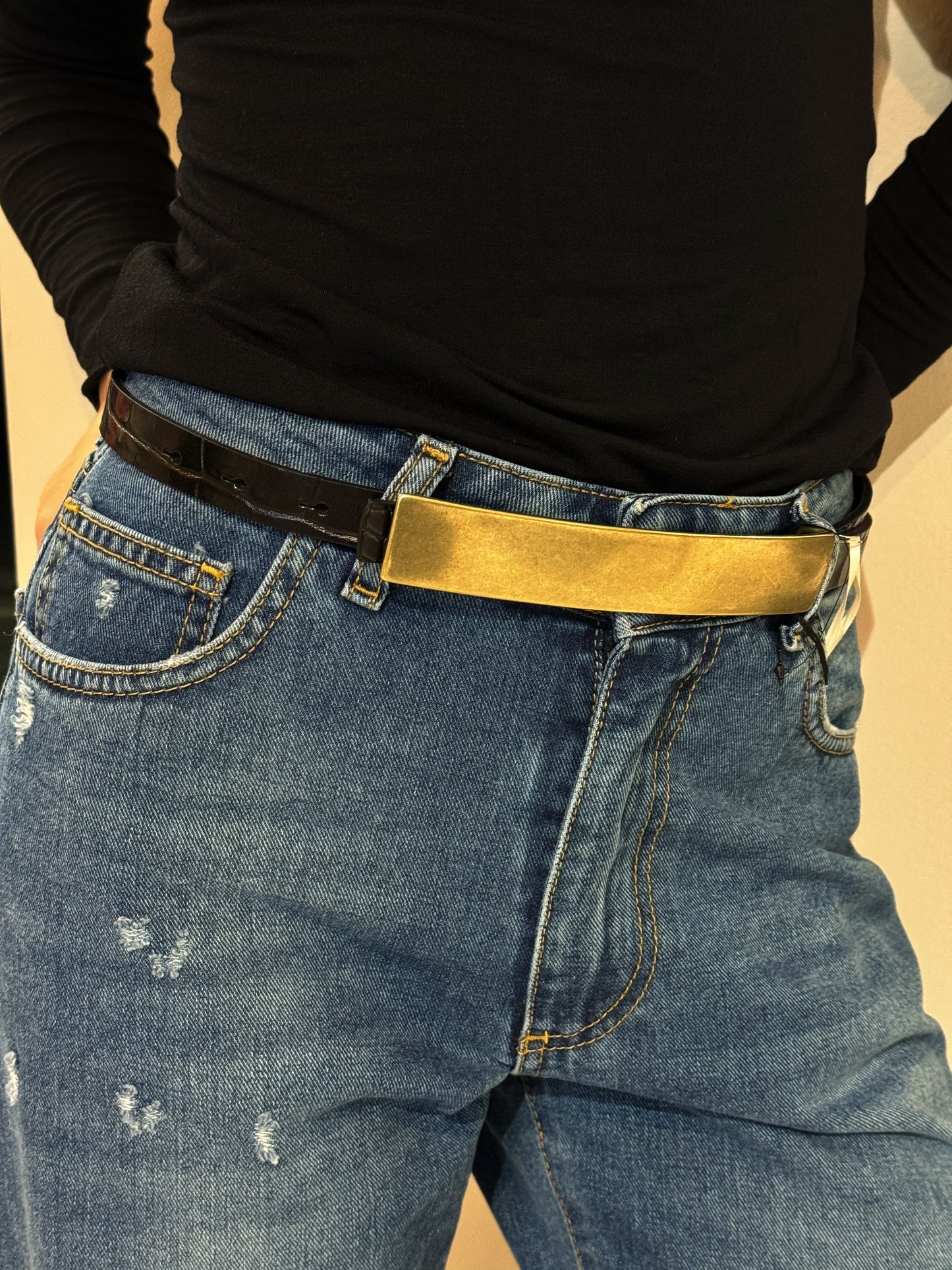 “CINTURA FIBBIA RETTANGOLARE” Susy mix