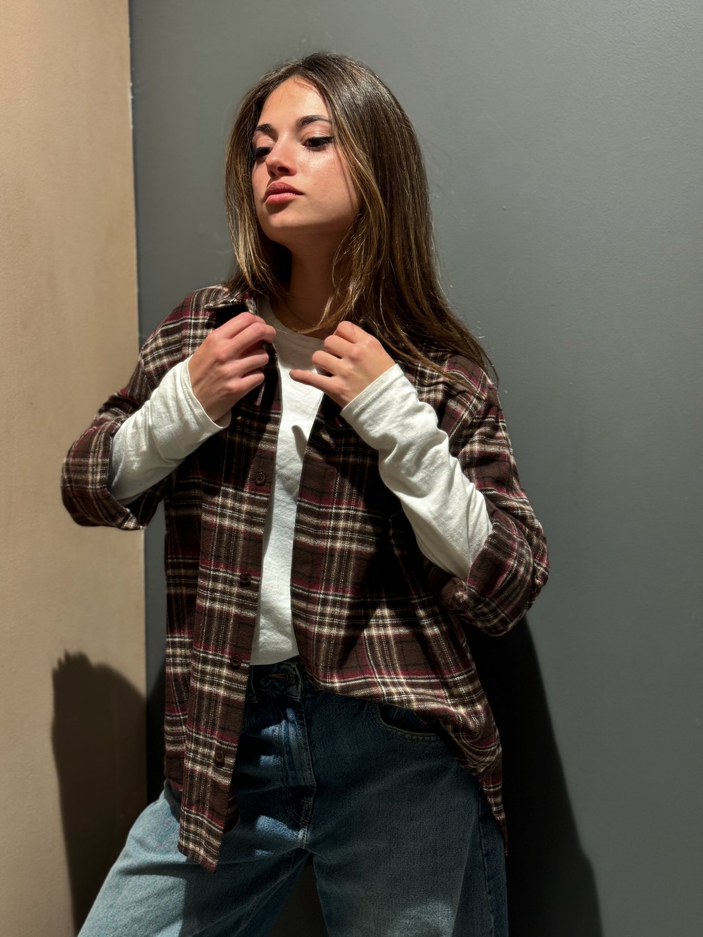 “CAMICIA STAMPA CHECK” have one