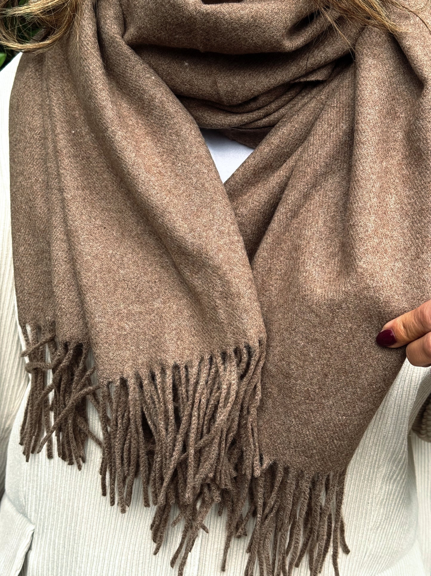 “SCIARPA VISCOSA E CACHEMIRE"