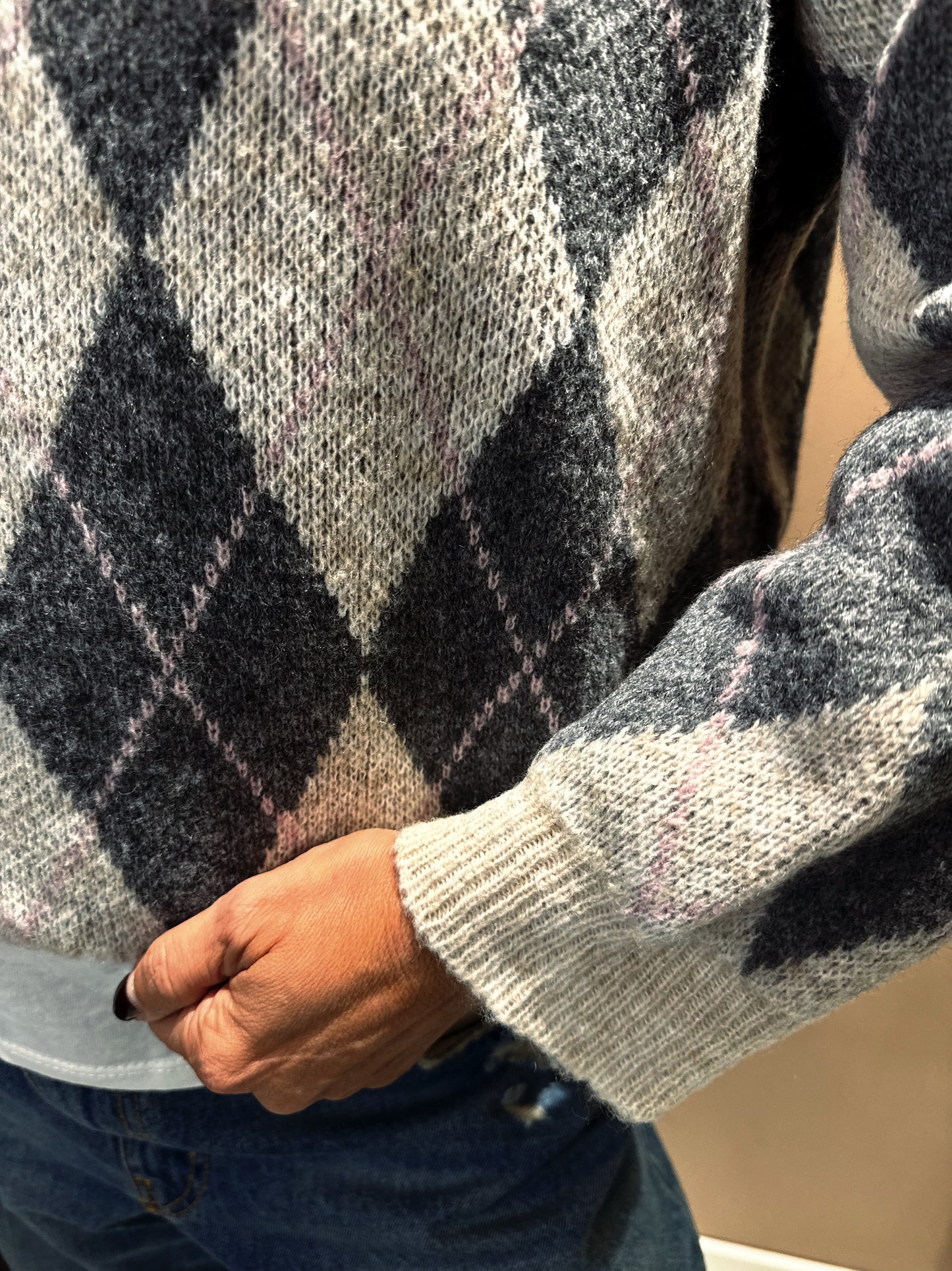 “MAGLIA STAMPA ROMBI” kontatto