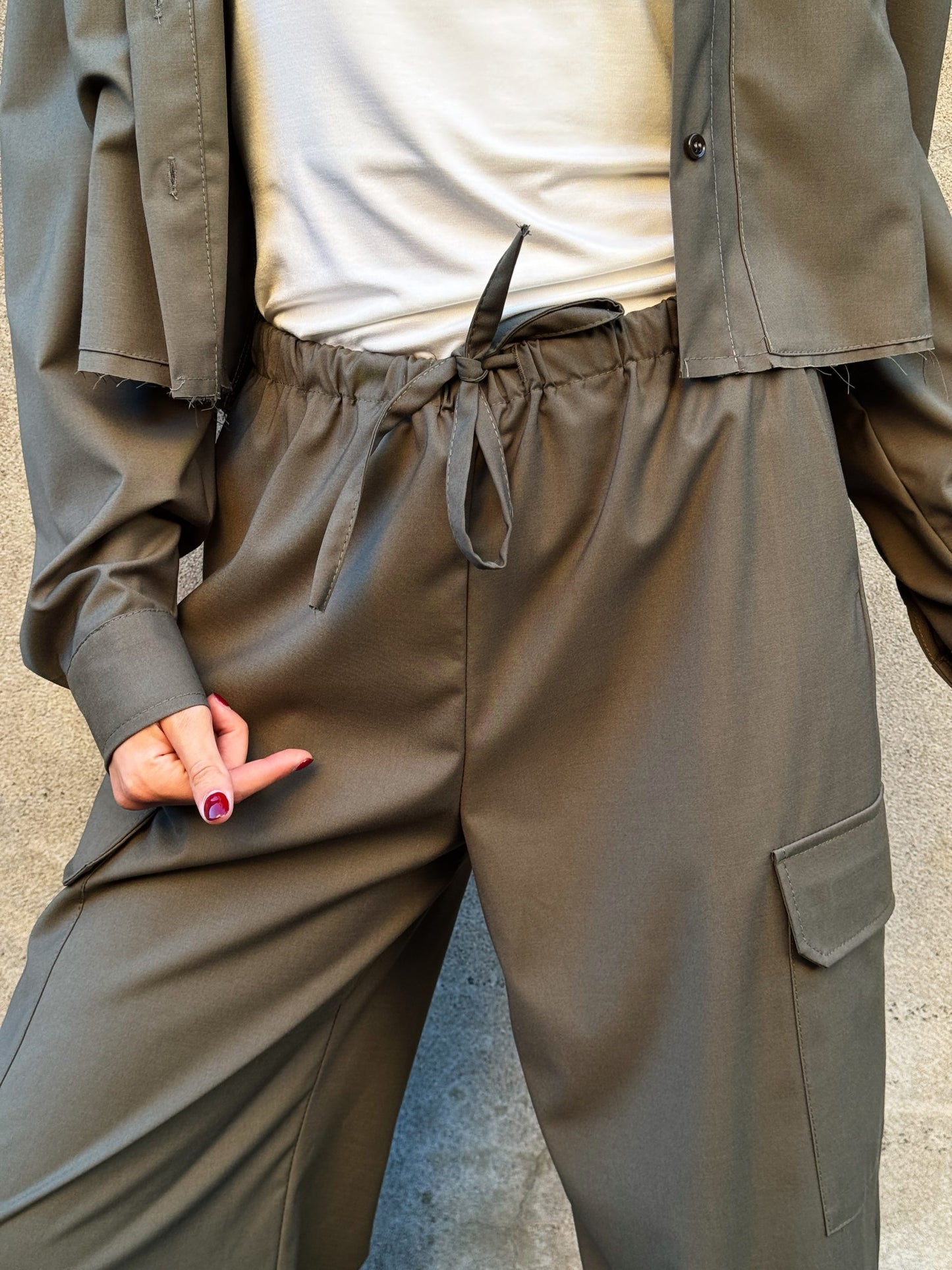 VICOLO- PANTALONE MILITARE